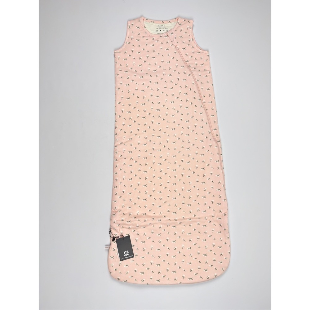 Sweet Bamboo 1.5 TOG Sleep Sack Pink Floral Print 18-24M New With Tags